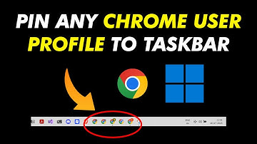 How to pin a Chrome user profile to taskbar in Windows 11 #chrome #howto