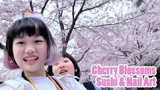 Nail Art, Cherry Blossoms, Sushi & Shibuhouse - Elleanor's Tokyo