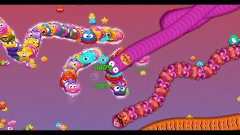 WormHunter - Biggest Snake -  WormsZone.io - Gameplay walkthrough (android,ios) Game world