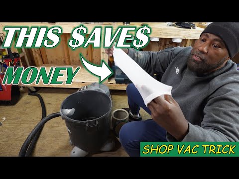 Shop Vac Trick That Saves You Money | Shop Vac Filters