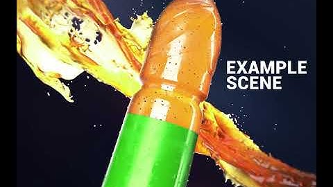 Phoenix FD 3d liquid simulation example