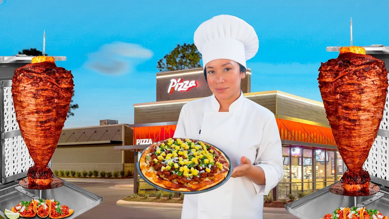 TACOS Y PIZZA AL PASTOR🌮🤤TIENEN QUE HACER ESTÁ RECETA👌🏼