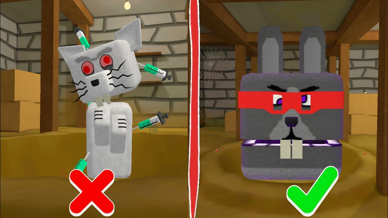 Basement Mask Rat Rabbit Boss - Super Bear Adventure Gameplay Walkthrough 