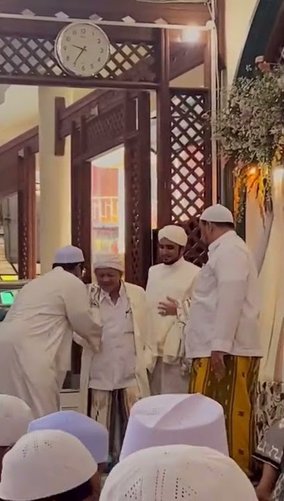 masya'allh guru mulia abuya kh abdullah mukhtar ketemu habib hanip al athos... #short