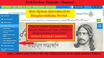 Update Student name , Parent