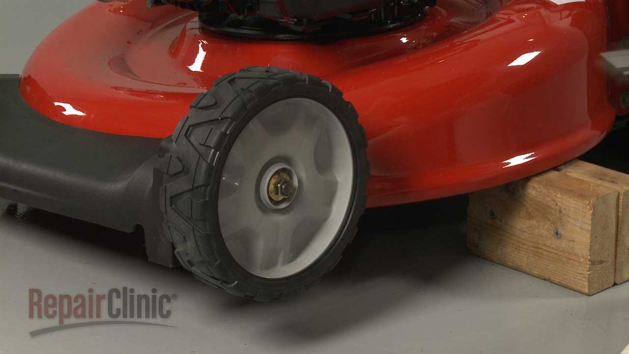 MTD Lawn Mower Front Wheel Replacement 73404562 YouTube