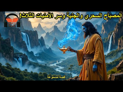 المصباح السحري والجنية وسر الامنيات الثلاث اغمض عينيك واستمع