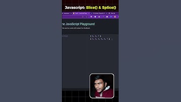 Difference b/w slice() and splice() function🔥 #javascript #interview