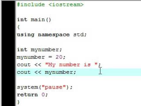 C   Tutorial   3   Declaration Statements and Variables