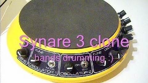 Synare 3 clone - hand drumming