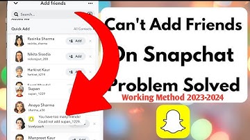 Hoe je het probleem met te veel vrienden op Snapchat kunt oplossen | Vrienden toevoegen aan Snapchat