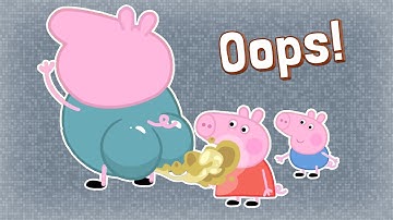 George Poops His Pants?! 🙊💨😂  #funny #meme #fart #fail #peppapig #parody #poop