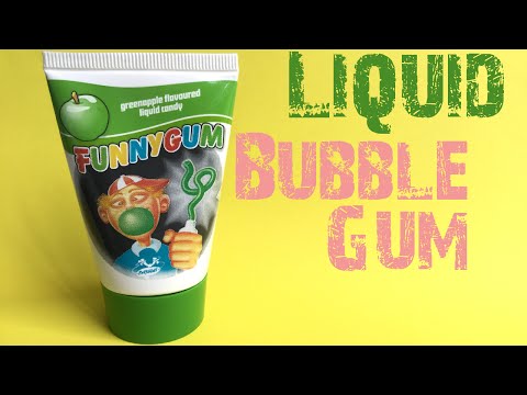 Funny Liquid Bubble Gum TEST