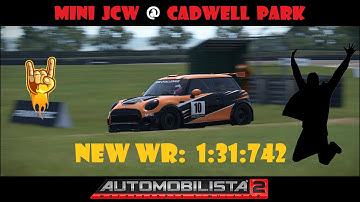 Automobilista 2 | Mini JCW @ Cadwell Park | new Physics | new WR | 1:31:742
