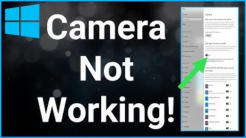 How To Fix Camera Not Working On Windows 10