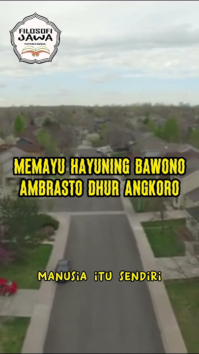 Angkara Murka dalam diri | Falsafah Jawa memayu hayuning bawono ambrasto dhur angkoro @filosofijawa