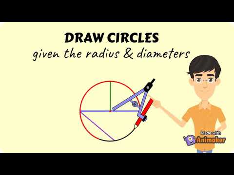 Video: How To Put A Diameter Mark