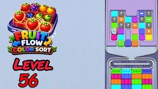 Fruit Flow Color Sort Level 56 Walkthrough