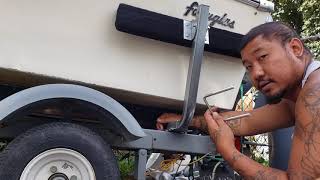SMITH-SHORT BUNK GUIDE ON TRAILER-HOW TO DIY INSTALL