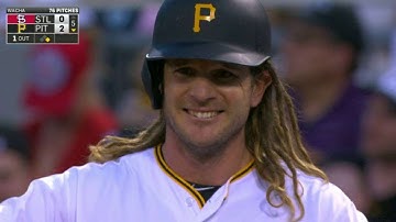 STL@PIT: Jaso rips an RBI single to center in the 5th