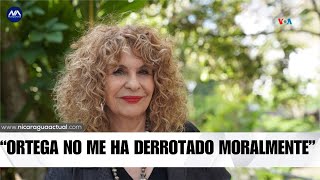 Poeta nicaragüense Gioconda Belli Ortega no ha podido derrotarme moralmente