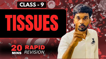 Tissues Class 9 Science | Rapid Revision in 20 Minutes 🔥 | Rohit Sharma