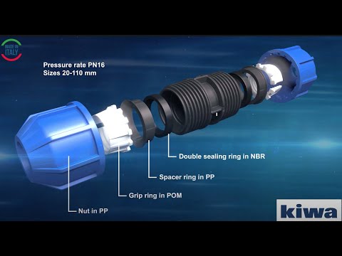 Vídeo: Como você instala acessórios de compressão para tubos poli?