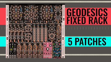 Geodesics Fixed Rack - PART 3 - 5 PATCHES | VCV Rack