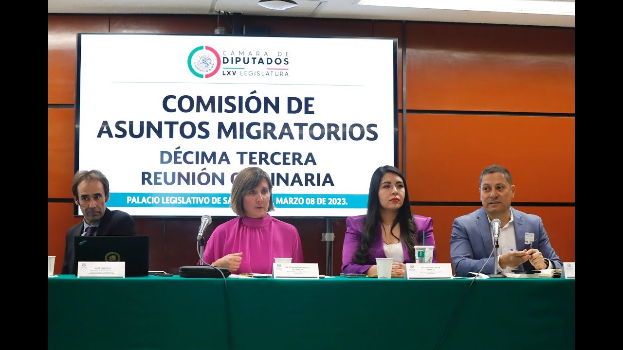 EN VIVO / Reunión de la Comisión de Asuntos Migratorios - YouTube