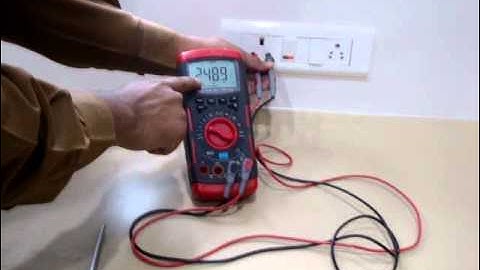 Video 5   Checking Input power supply parameters