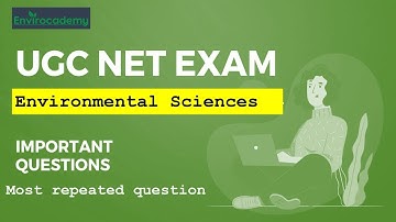 most repeated concept| environmental science ugc net | EVS net jrf| Envirocademy