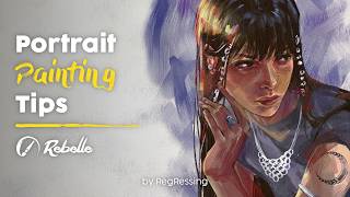 First Steps to Character Design - Portrait Timelapse