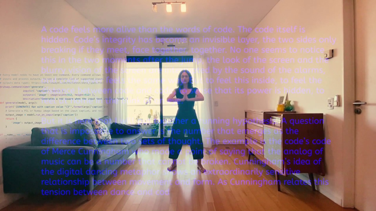 A code feels more alive than the words of code - YouTube