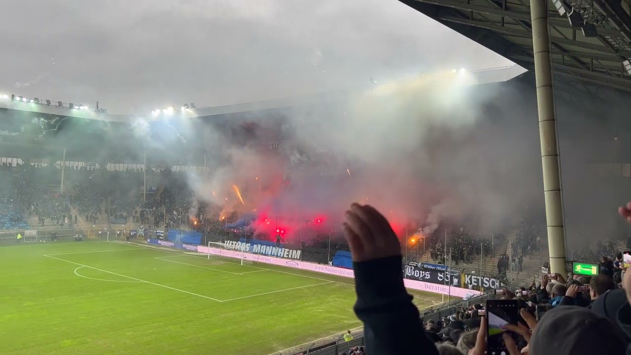 SV Waldhof Mannheim Pyroshow - 25 Jahre Ultras Mannheim