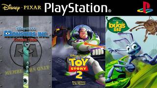All Disney Pixar Games on PS1