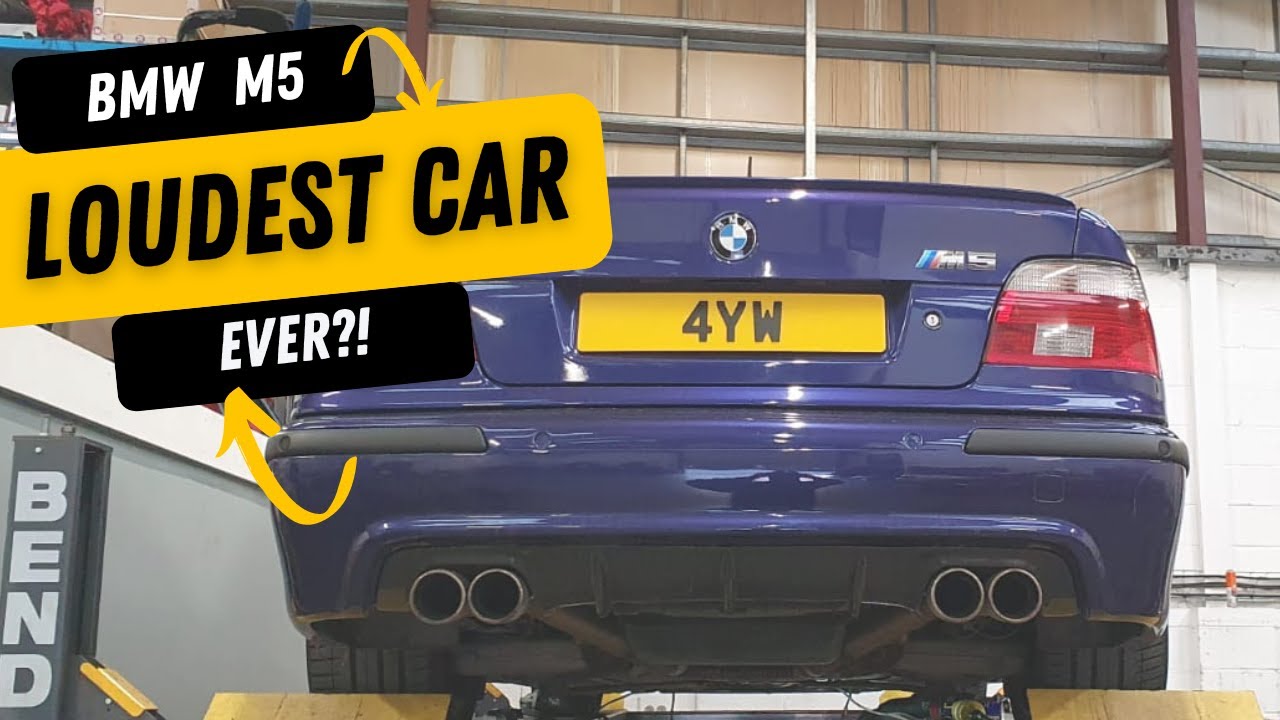 I PUT CUSTOM STRAIGHT PIPES BMW E39 M5 LOUDEST EXHAUST I'VE EVER HEARD! ULTIMATE BMW EXHAUST