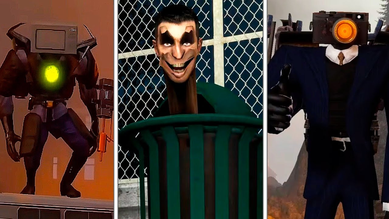 СКИБИДИ БОМЖИ VS ТИТАНЫ МИКРОВОЛНОВКИ! - Skibidi Trashcan 1-25 Реакция