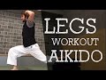 Aikido leg workout  at home or dojo follow along