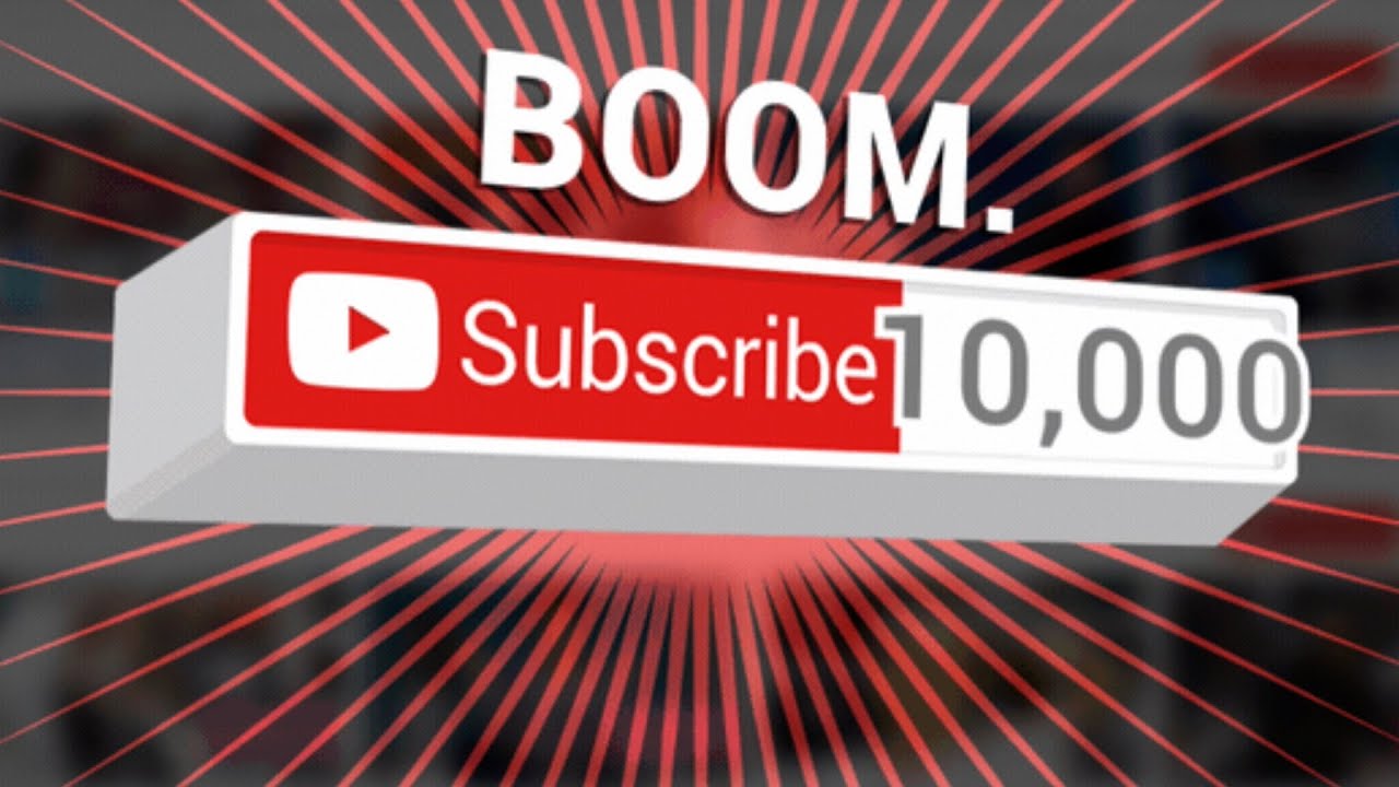 10 000 Youtube Subscribers 10k Subscribers Thank You Message Youtube