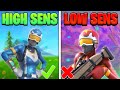 High vs Low Sensitivity- Which is The Best For Fortnite Competitive