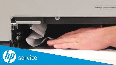 Clear paper jam from tray 2 | HP OfficeJet Enterprise Color MFP X585 | HP