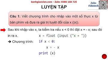 Giáo án powerpoint chủ đề F - bài 6: Câu lệnh rẽ nhánh | GA điện tử Tin học 10 cánh diều