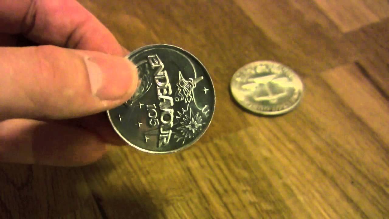 Fake silver bullion round coin - some fakes are just plain obvious ...