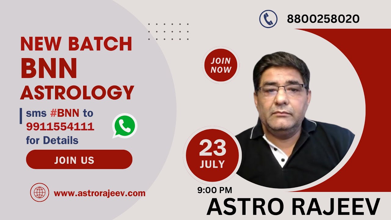 Bhrigu Nandi Nadi -FREE Demo Class with Astro Rajeev - Join Batch Now ...