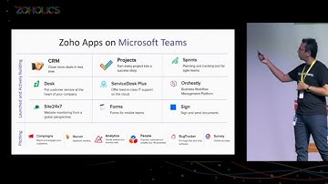 Zoho One integrated with Microsoft Teams
