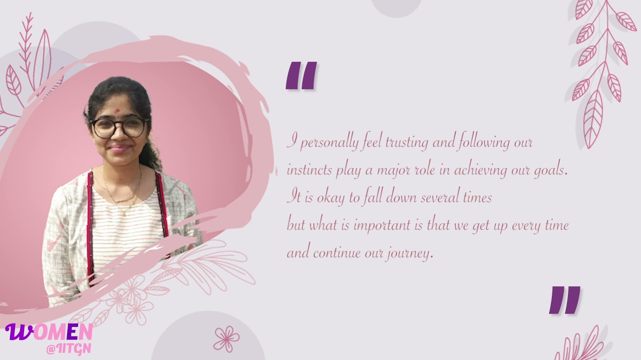 WomEn@IITGN: Ft. Srimadhavi R | International Women's Day 2021