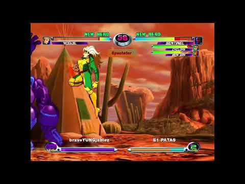 MvC2: Braveyungjablez - Rogue Rushdown 90% Sequence .:5.10.22:.