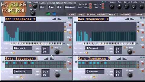 Pulse Control v1.1 Sequencing the 3 oscillators independently