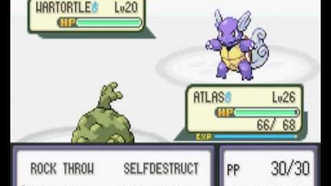 Pokemon Leaf Green Omega Rock Only Challenge Part 4: Heidi 3
