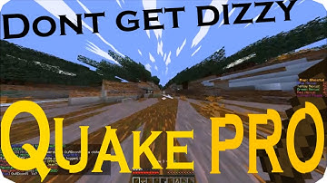 What happens when you use quake pro and speed?